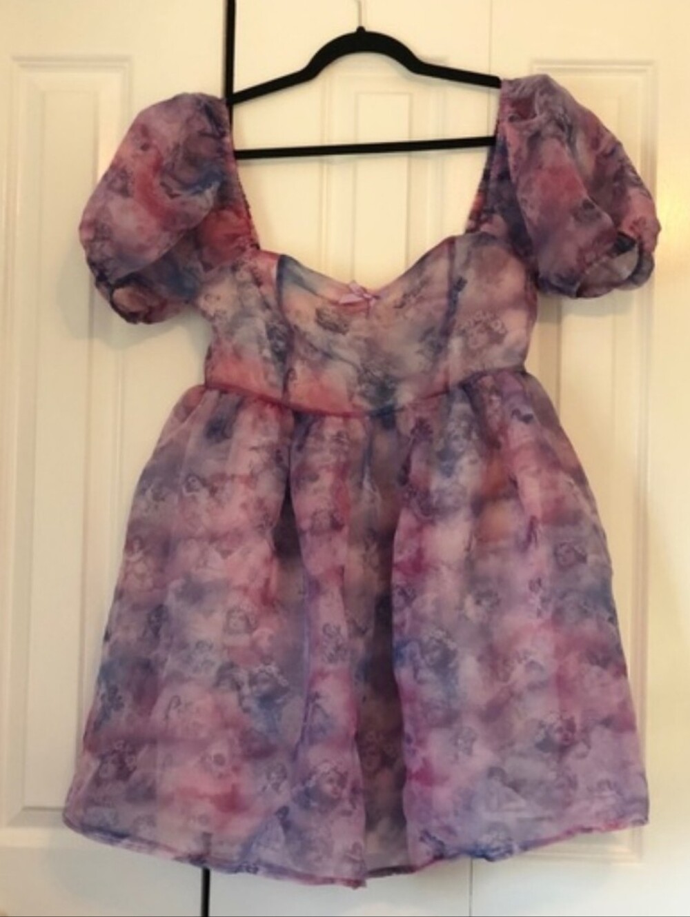 Dolls Kill Sugar Thrillz On Cloud Nine Babydoll Dress Size Large